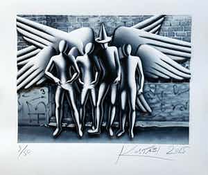 Mark Kostabi - Spirits of New York verkocht voor € 64!