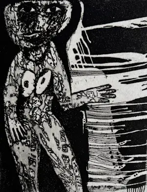 Hans van Draanen - handgesigneerde ets | 'Naakte vrouw' | 1964 kopen? Bied vanaf 80!