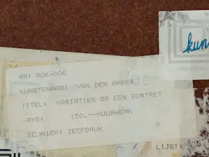 Peter van den Akker - Variaties op een portret kopen? Bied vanaf 20!