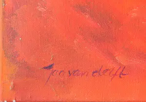 Jan van Delft - Acryl op doek, Acidanthera (groot) kopen? Bied vanaf 200!