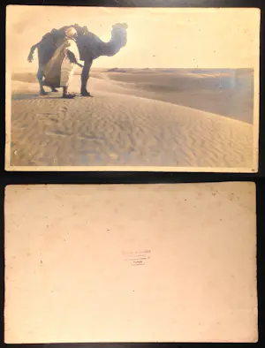 Rudolf/Ernst Lehnert & Landrock - In der Wüste, um 1905 kopen? Bied vanaf 90!