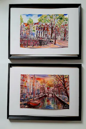 Elva Polyakova - Mooie weer in Amsterdam x 4 stuk's kopen? Bied vanaf 1!