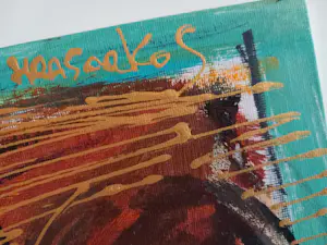 Hrasarkos - Fusie van de ziel – Acrylverf schilderij - gesigneerd kopen? Bied vanaf 190!
