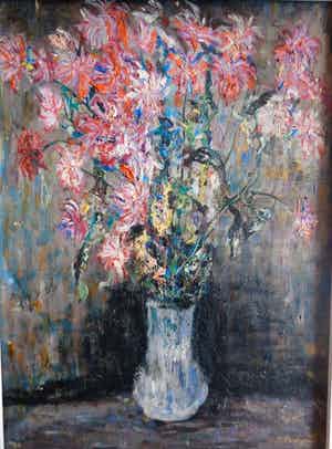 Dirk Landsman - Bloemen in vaas verkocht voor € 60!