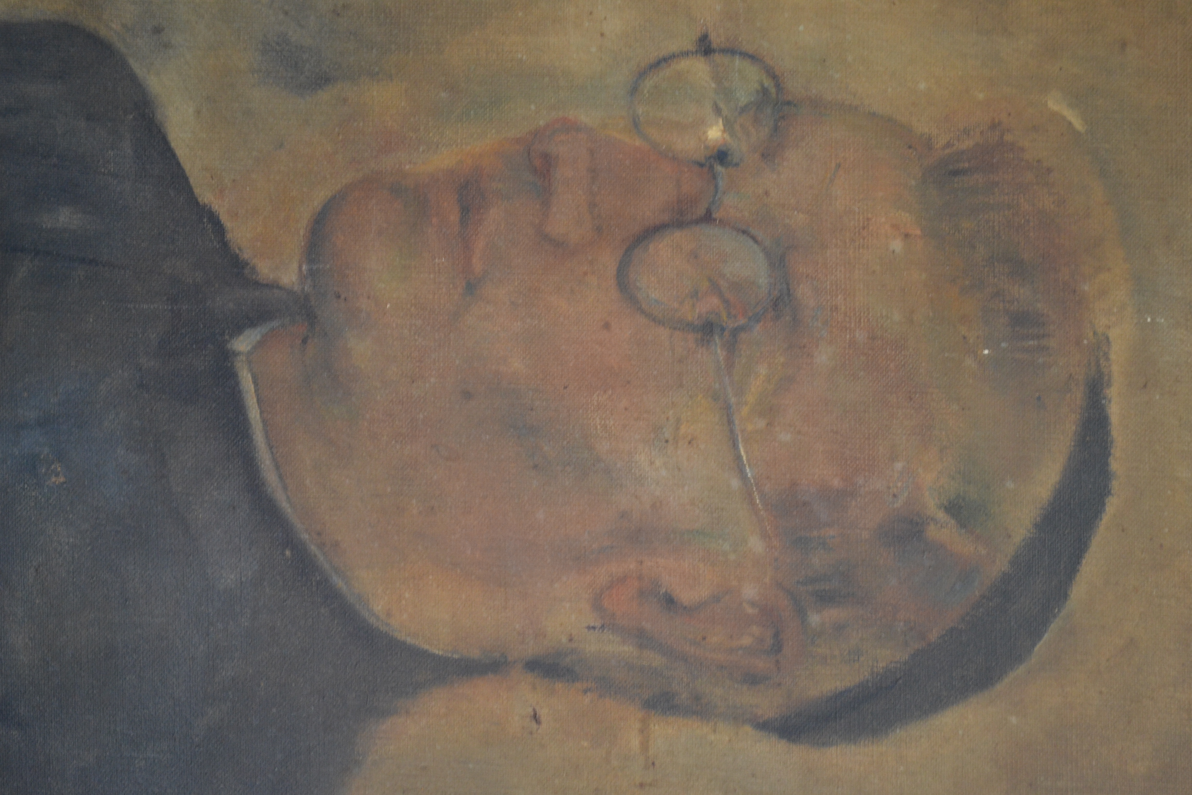Niet of onleesbaar gesigneerd - Hollands school (20ste eeuw) - Portret priester - olieverf op doek kopen? Bied vanaf 1!