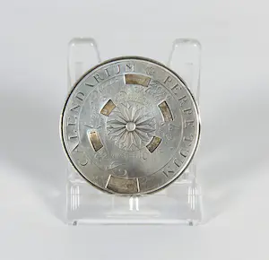 Zilveren eeuwigdurende kalender 'Calendarium Perpetuum' (ca. 1700) kopen? Bied vanaf 500!