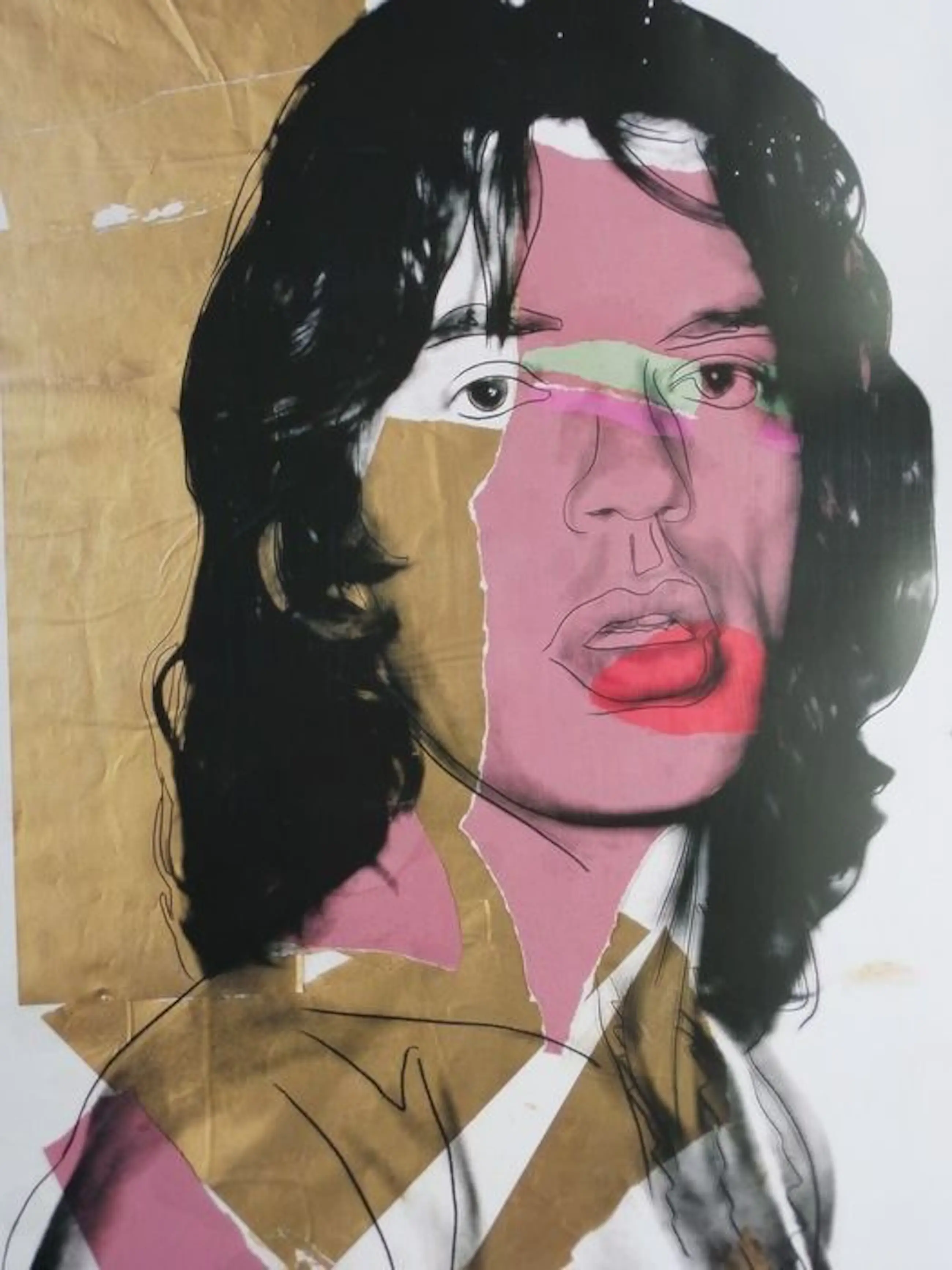 Andy Warhol - Mick Jagger (orig. 1975) - Museum Moderner Kunst