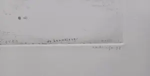 Hans Andringa - even - gesigneerde ets aquarel kopen? Bied vanaf 69!