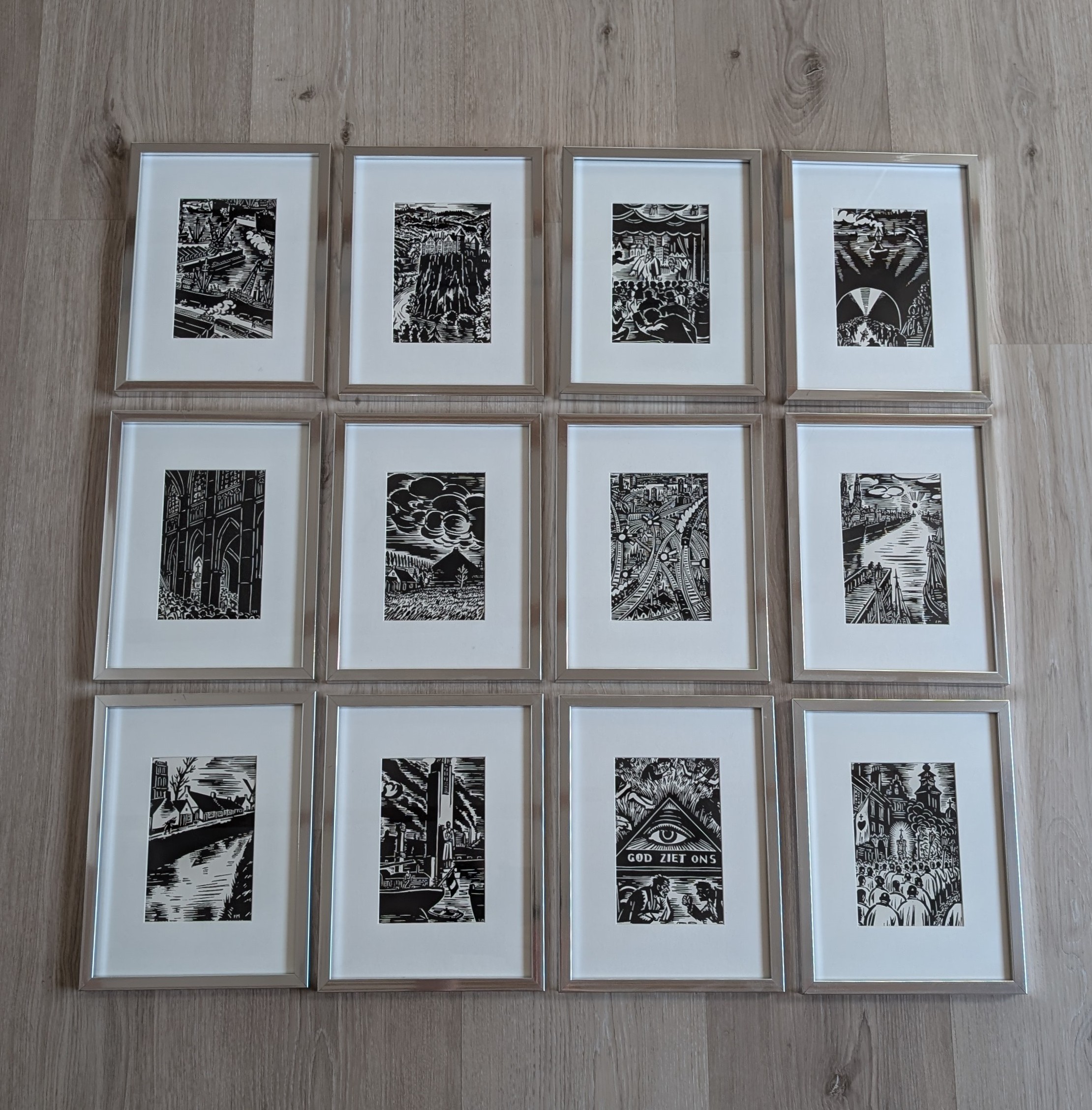 Frans Masereel - 12 houtsnedes - Mijn Land kopen? Bied vanaf 180!