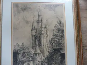 Willem Gerard Hofker - Grote Kerk te Delft kopen? Bied vanaf 95!