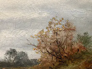 Niet of onleesbaar gesigneerd - Landschap met molen kopen? Bied vanaf 1!