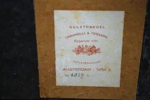 Frans Everbag - Het Polderhuis Amsterdam - ets/aquatint - mooi ingelijst kopen? Bied vanaf 150!