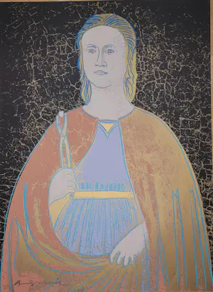 Andy Warhol - Saint Apollonia (F&S II.332) - 1984 - 79/250 kopen? Bied vanaf 12900!