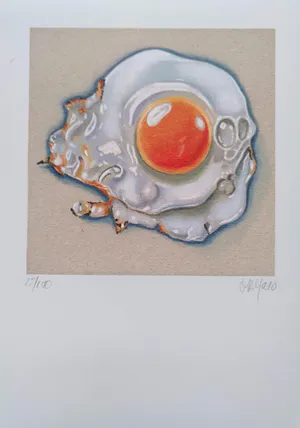 Niet of onleesbaar gesigneerd - "Fried Eggs" ***OPBRENGST GAAT NAAR GIRO 555 #STANDWITHUKRAINE*** kopen? Bied vanaf 1!
