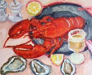 Tanja Koelemij - Seafood with lobster verkocht voor € 110!