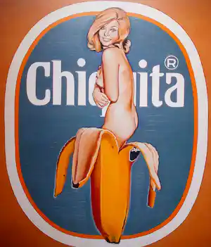 Mel Ramos - Offset litho: Chiquita verkocht voor € 40!