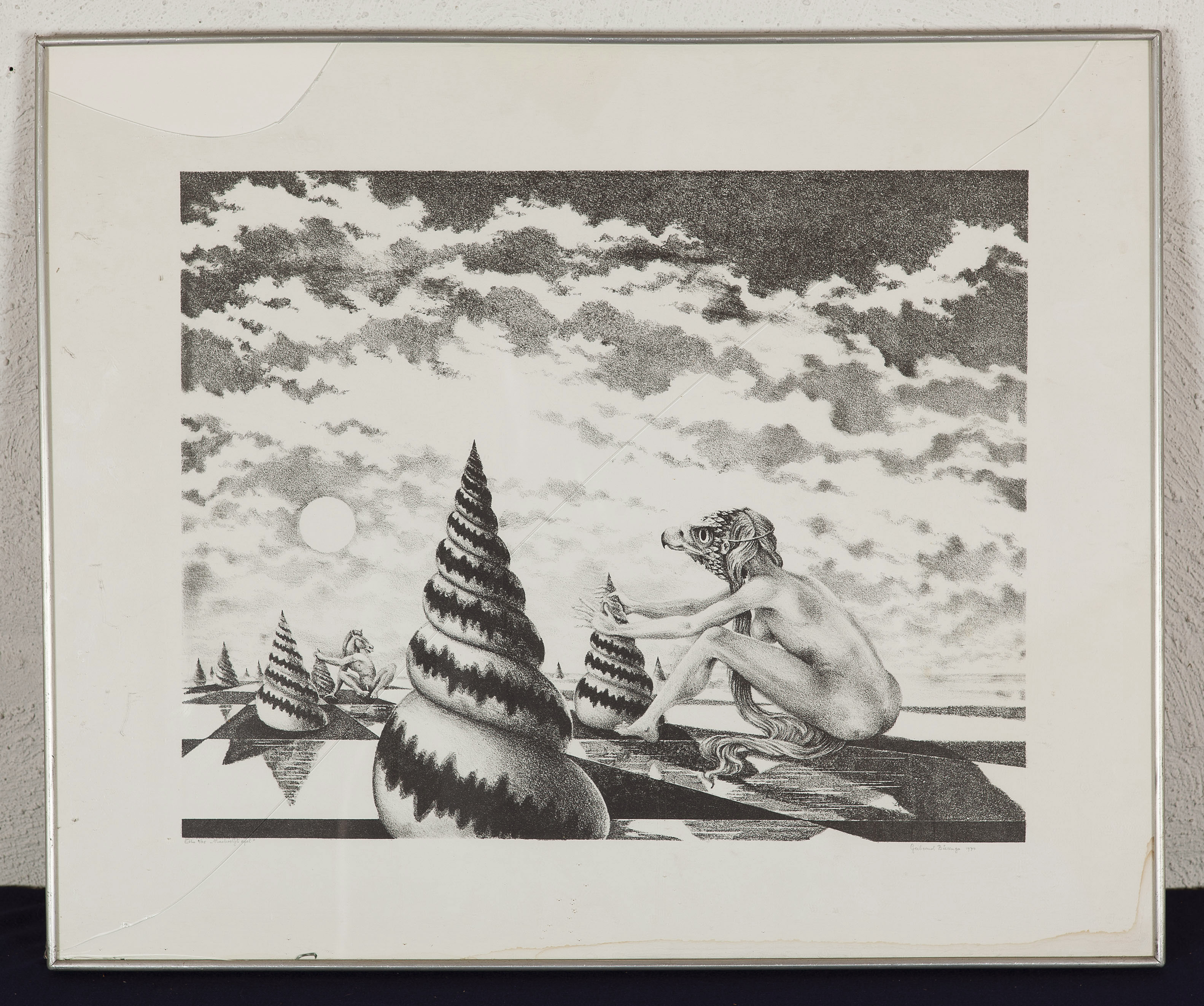 Gerbrand Bierenga - Nachtelijk spel - Litho - gesigneerd r.o. - oplage 8/35 - BKR Den Haag - 1974 kopen? Bied vanaf 10!