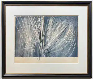 Hans Hartung - handgesigneerde zincografie | '1971-2' | 1971 (PRACHTIG INGELIJST) kopen? Bied vanaf 1200!