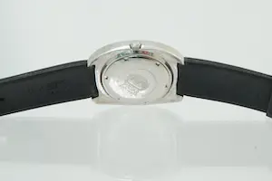 46 - Stalen Herenpolshorloge met zwart rubberenband Pulsar Chronograaf kopen? Bied vanaf 20!