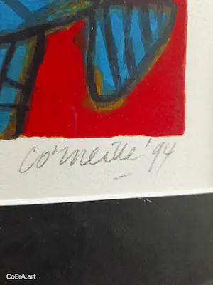 Corneille - De attente bewaker van de vogel - In Lijst kopen? Bied vanaf 249!
