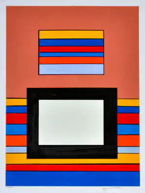 Guy Vandenbranden - Zeefdruk - Gesigneerd - 60x50 cm verkocht voor € 70!