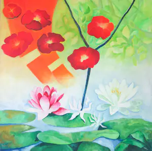 Jan van Delft - Acryl op doek, Bali I (zeer groot) kopen? Bied vanaf 200!