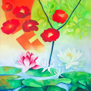 Jan van Delft - Acryl op doek, Bali I (zeer groot) kopen? Bied vanaf 200!