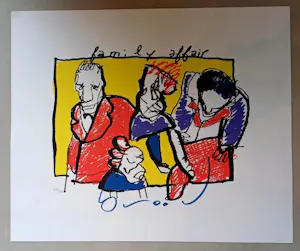 Herman Brood - zeefdruk: Family affair kopen? Bied vanaf 295!