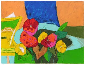 Henk van Vessem - Kleurenzeefdruk FLEURS II Handgesigneerd. kopen? Bied vanaf 45!