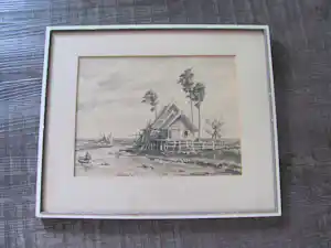 David Bronkhorst - Zuidoost-Aziatisch landschap. kopen? Bied vanaf 50!