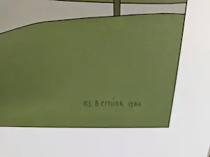 Klaas Bernink - Landschap met boederijen kopen? Bied vanaf 100!