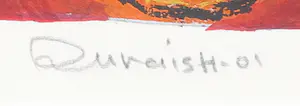 Mohammed Quraish - Zeefdruk, Creature III - Ingelijst (Groot) kopen? Bied vanaf 50!