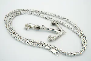 51 - Thomas Sabo skull anker hanger en een 1e geh. zilveren koningscollier kopen? Bied vanaf 340!