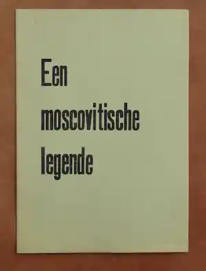 Hendrik Werkman - „Een moscovitische legende“ Wladimir Solowjeff, De Blauwe Schuit verkocht voor € 160!