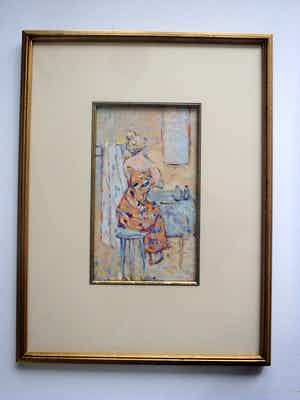 Anton Voorzanger - vrouw in boudoir verkocht voor € 160!