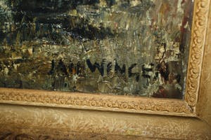 Jan Wingen - EXPRESSIONISTISCH LANDSCHAP kopen? Bied vanaf 70!