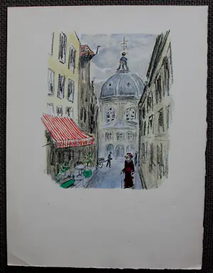 Kees van Dongen - Litho: "La révolte des anges" - 1951 kopen? Bied vanaf 199!