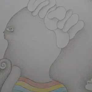 Jörg Remé - Regenboogmeisje - gesigneerde litho kopen? Bied vanaf 49!