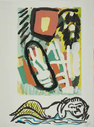 Karel Appel - Mermaid - Tantrika kopen? Bied vanaf 875!