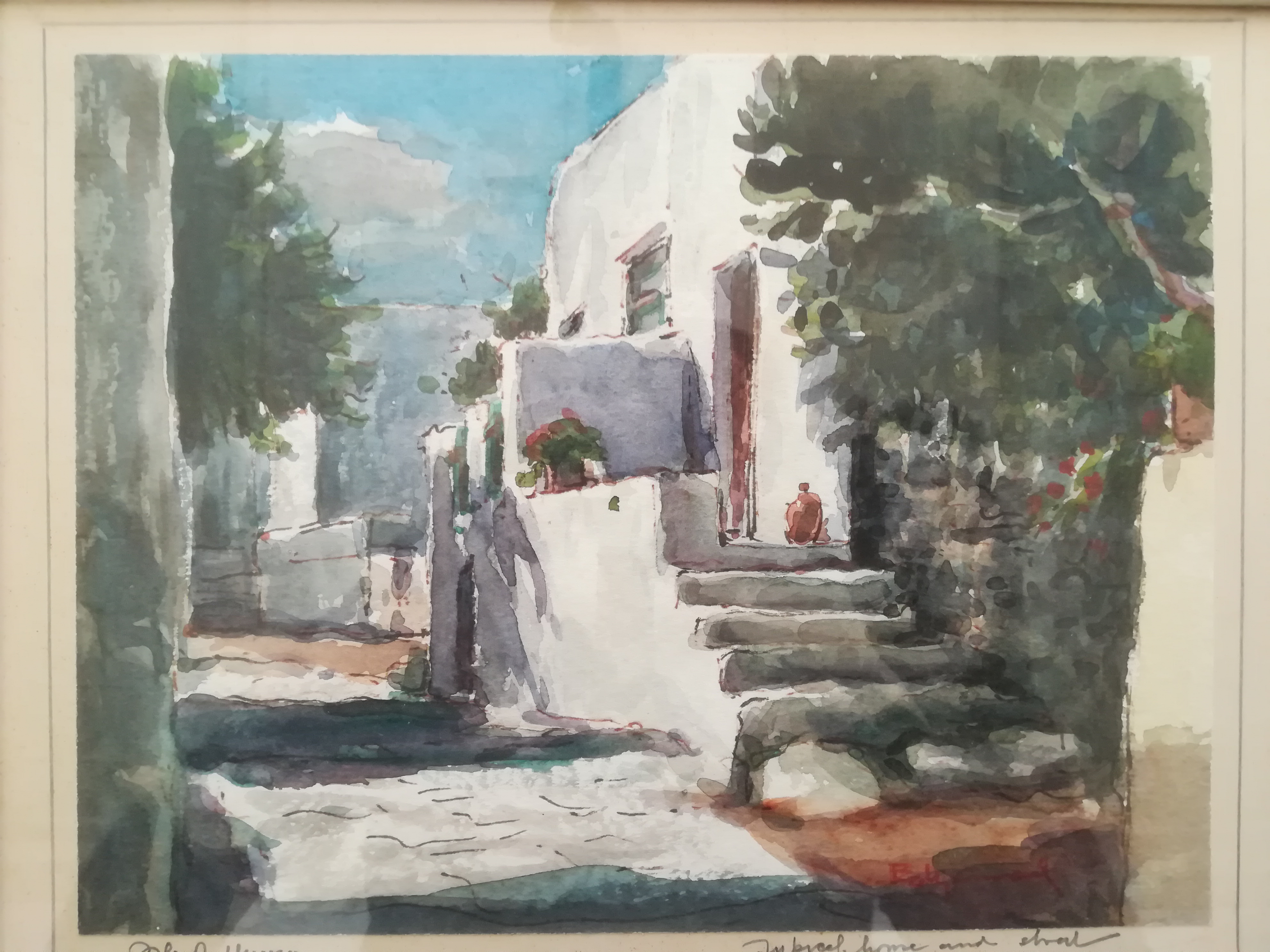 Niet of onleesbaar gesigneerd - Isle of Mykonos  kopen? Bied vanaf 1!