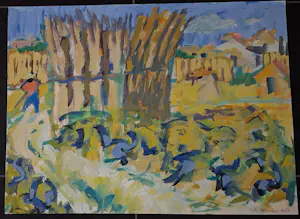 Jo Manders - Gouache kopen? Bied vanaf 115!