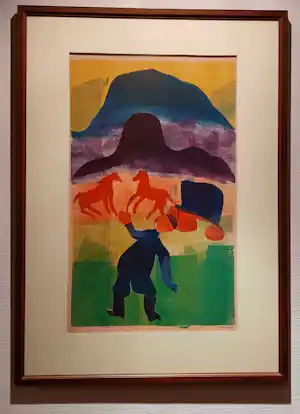 Hendrik Werkman - "Gedwongen terugkeer" uit de Chassidische Legenden. verkocht voor € 70!
