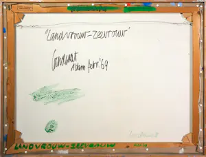 Hans Landsaat - Acryl op doek, Landvrouw- Zeevrouw - Ingelijst kopen? Bied vanaf 150!