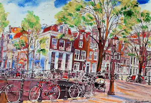 Elva Polyakova - Mooie weer in Amsterdam x 4 stuk's kopen? Bied vanaf 1!