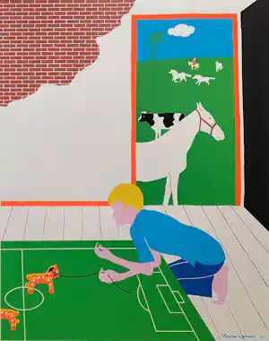 Harrie Gerritz - Harrie Gerritz – zeefdruk - in de druk gesigneerd kopen? Bied vanaf 50!