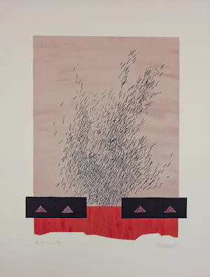 Prasadam - Zeefdruk, Lot van 10 abstracte composities kopen? Bied vanaf 80!