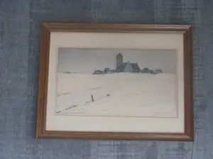 Willem Witjens - dorpje in de winter kopen? Bied vanaf 30!
