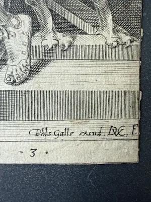Maarten van Heemskerck - Der Diener wird vor den König gebracht. Philips Galle 1560 kopen? Bied vanaf 145!