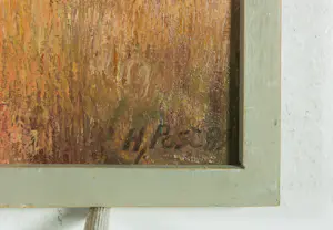 Harmen Klaas Post - Olieverf op paneel - Ingelijst kopen? Bied vanaf 90!