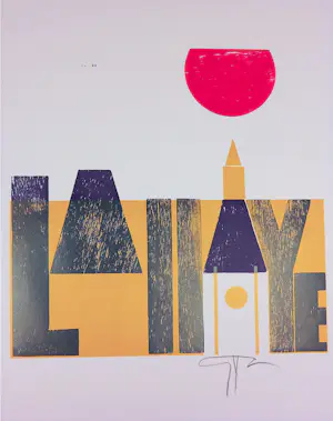 Adrian de Gijzel - Hout en linosnedes, Lot van 4 abstracte composities kopen? Bied vanaf 70!